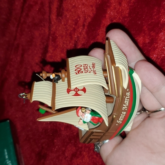 1992 Santa Maria Santa Clause on boat Christmas - Picture 5 of 10